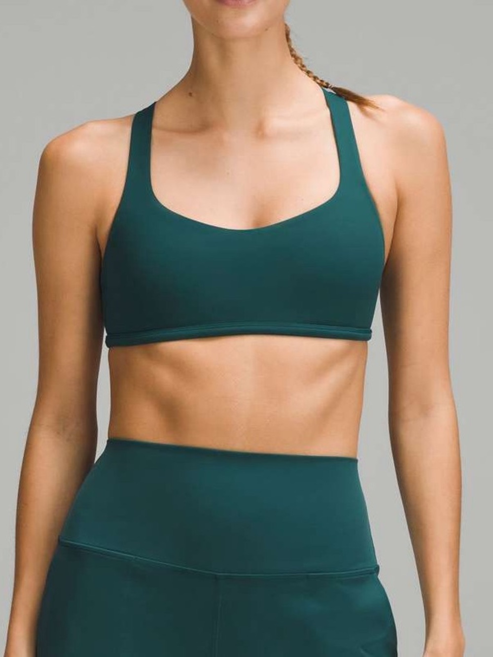 Lululemon Free to Be Wild Bra Light Support Storm Teal A/B Size 2 - Picture 2 of 6